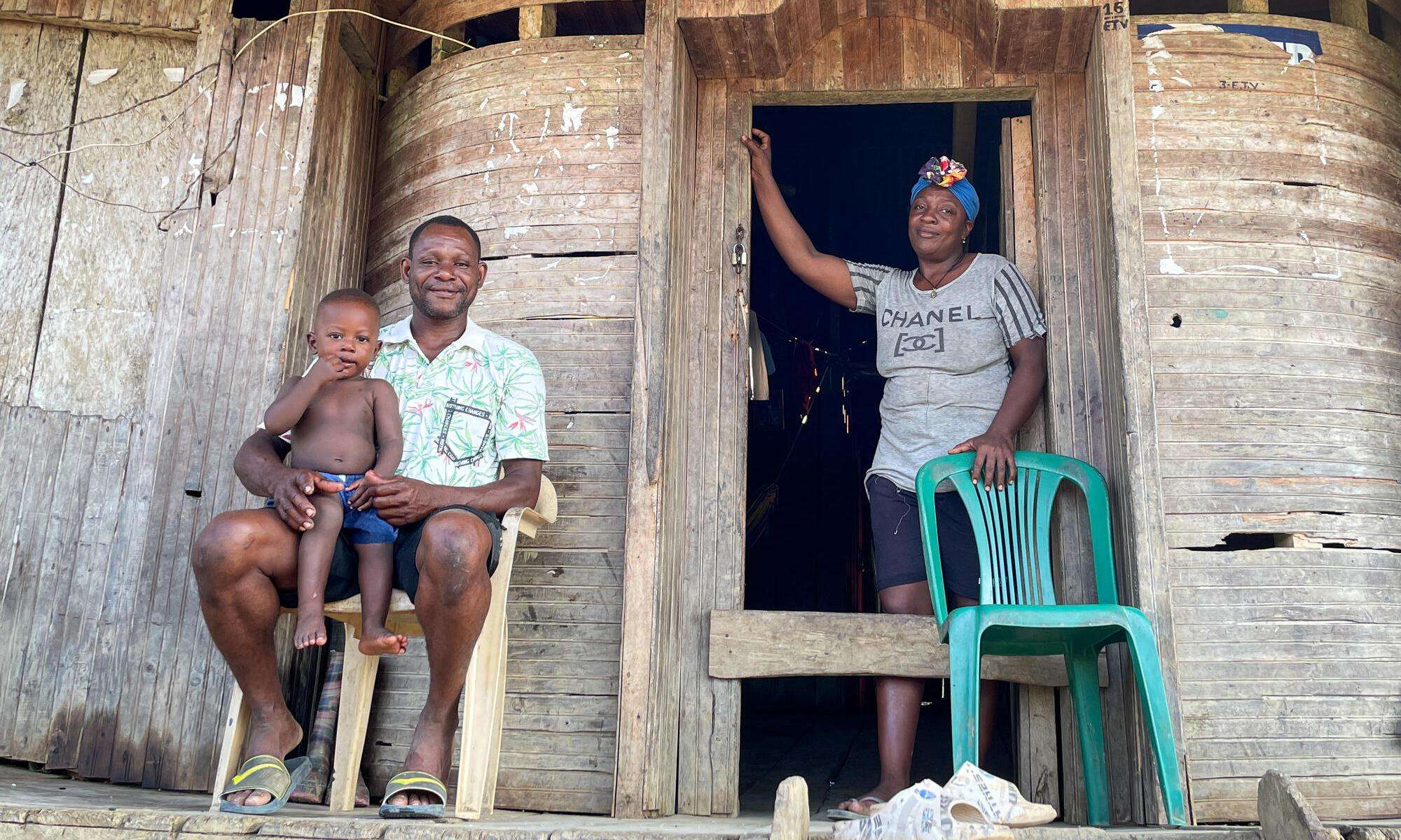 Residents of Bocas de Apartadó, an Afro-descendant town on the Baudó River, Colombia