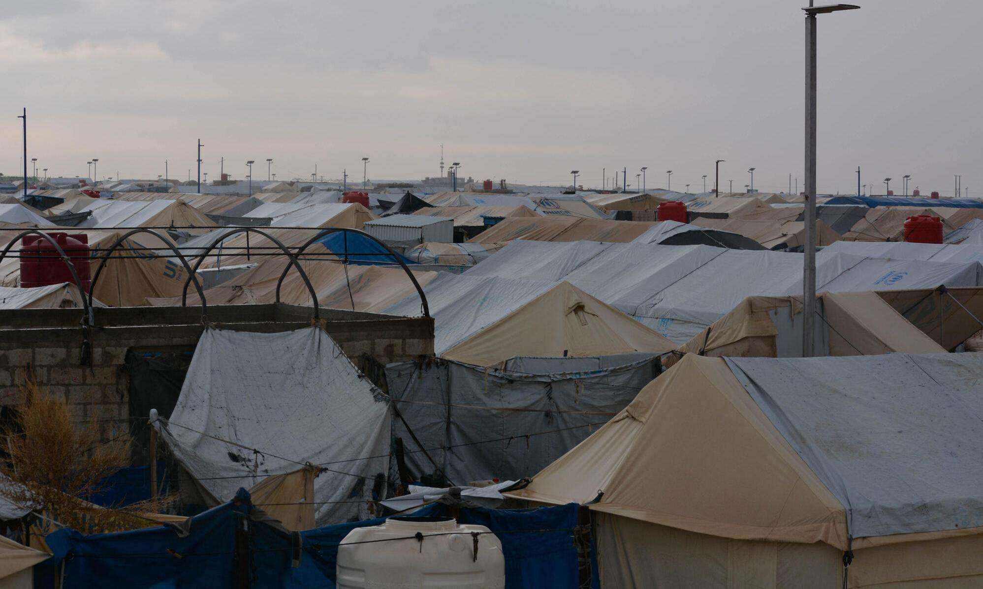 Al-Hol camp in Northeast Syria