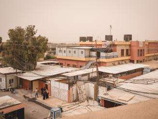 The MSF-run hospital in Nablus, West Mosul.