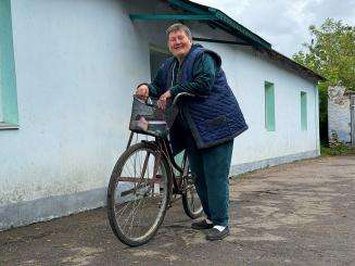 MSF patient Liudmyla Maslovska, 67, Novosofiyivka, Mykolaiv region, Ukraine.