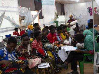 Medical activities in Nduta refugee camp, Tanzania