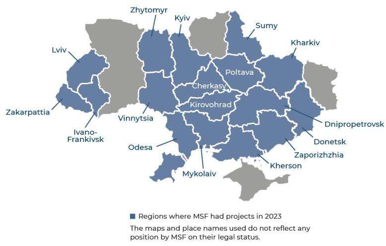 Ukraine IAR map 2023