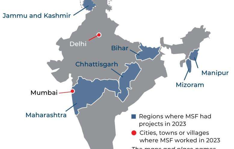 India IAR map 2023