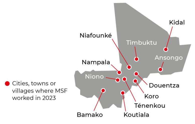 Mali IAR map 2023