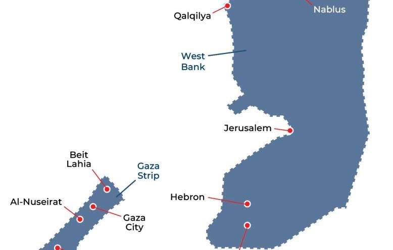 Palestine IAR map 2023