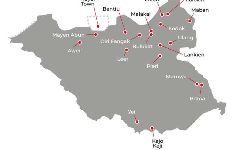 South Sudan IAR map 2023