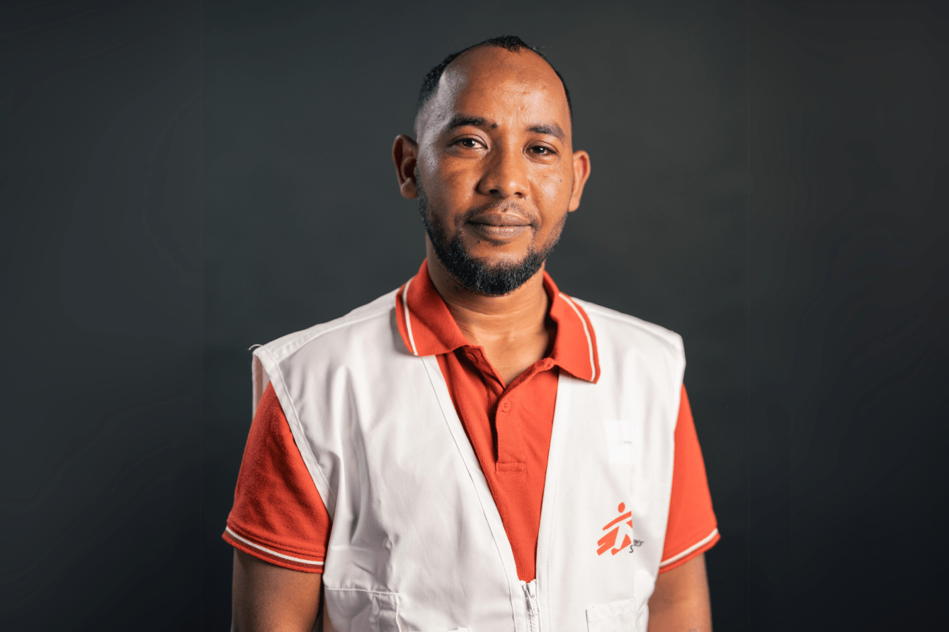 Ismail, MSF community health worker