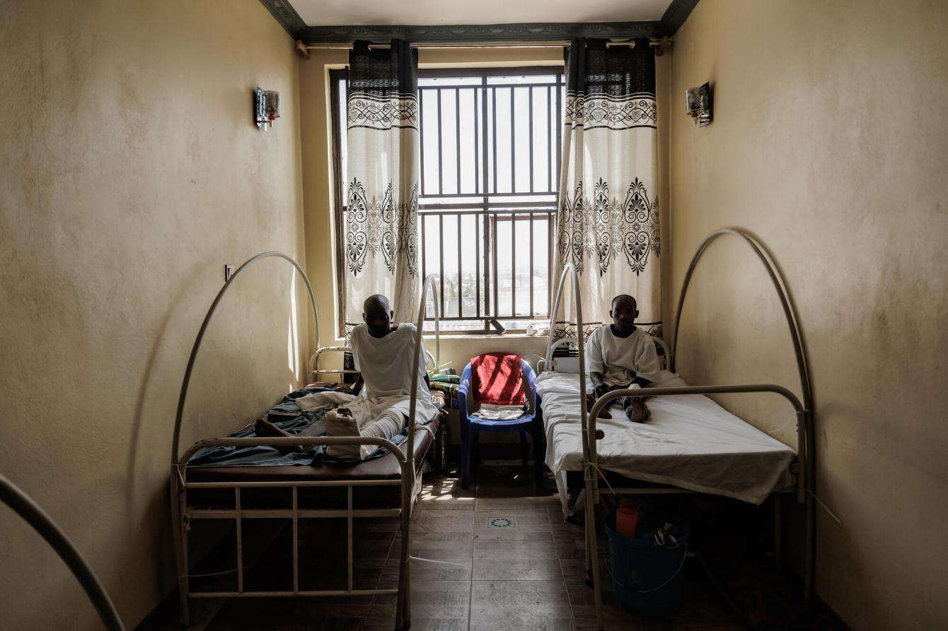 Patients at Salama Hospital in Ituri, DRC.