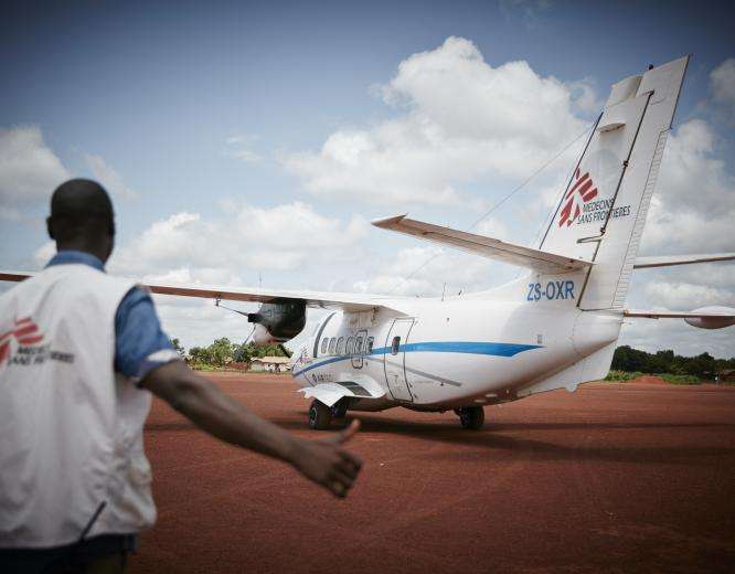 MSF works in the pediatric hospital in Bria, CAR. 