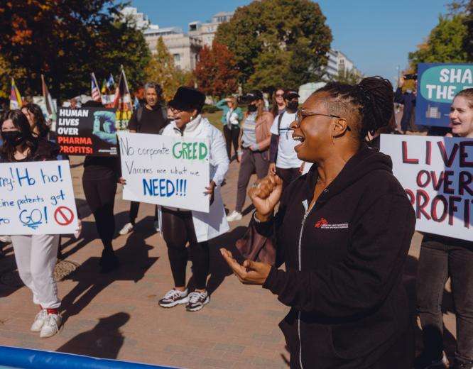 COVID-19 Vaccines Equity Demonstration in Washington, DC