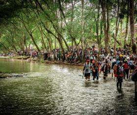 Migrants in transit in Ecuador, Colombia and Panama