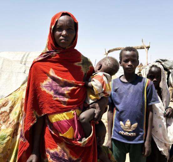 Khartouma found refuge in Adré, Eastern Chad, after fleeing extreme violence and clashes in her village of Ardamata, in West Darfur, Sudan. 