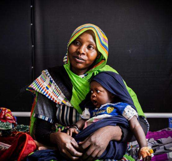 Khadija Mohammad Abakkar, internally displaced person in Sudan. 